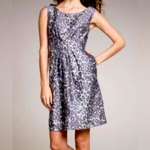 Kate Spade silk leopard dress.